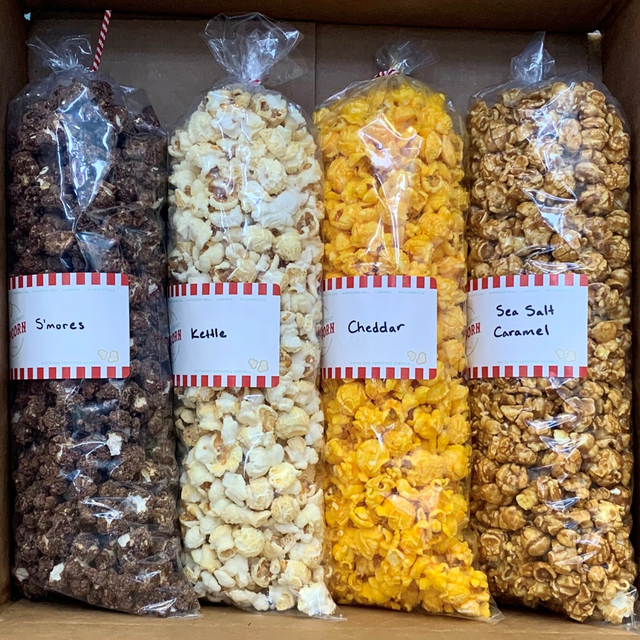Caramel Popcorn Sampler Gift Box